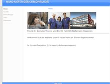 Tablet Screenshot of mkg-hb.de